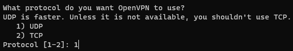 OpenVPN конфигурациясы