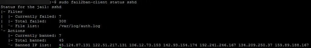 Защита SSH от подбора пароля с помощью Fail2ban